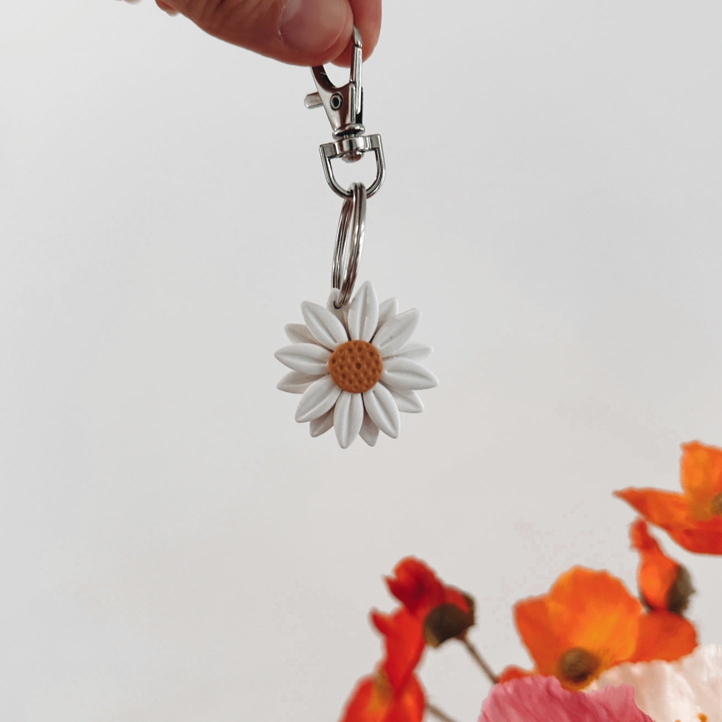 Daisy keyring